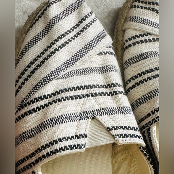 TOMS Womens Alpargata Rope Espadrille Slip On Flats Casual - Beige Size 7.5 - Picture 3 of 5